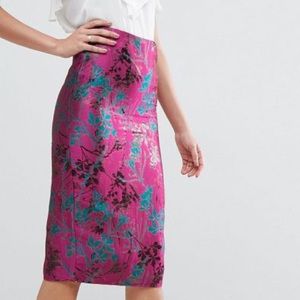 ASOS Jacquard Pencil Skirt